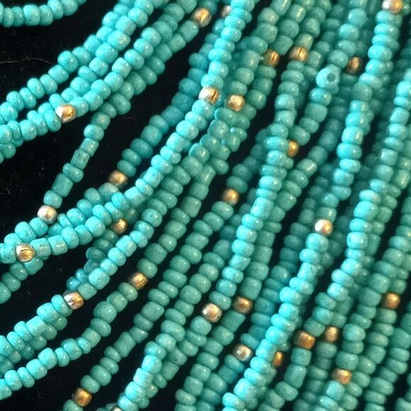 Turquoise Bib Necklace - Picture 7 of 7